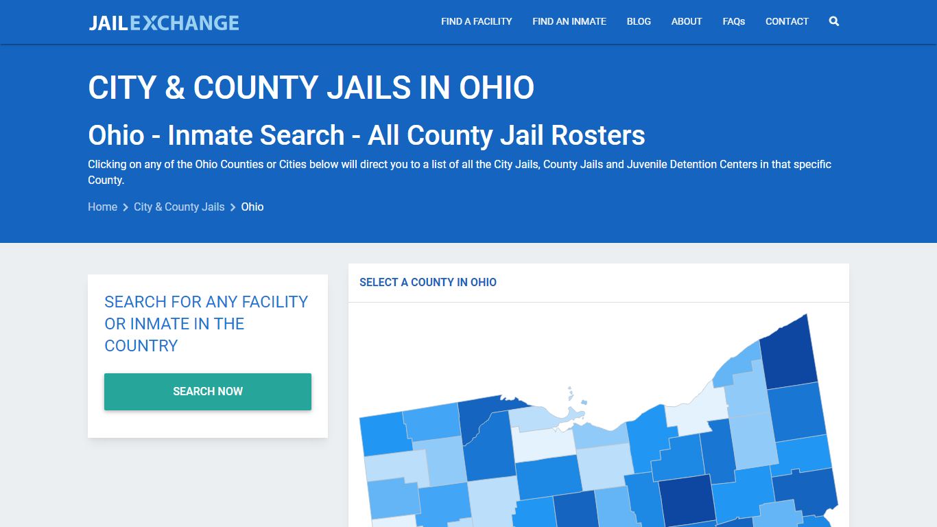 Inmate Search - Ohio County Jails | Jail Exchange
